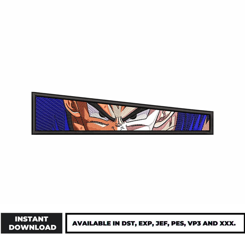 Son Goku eyes embroidery design