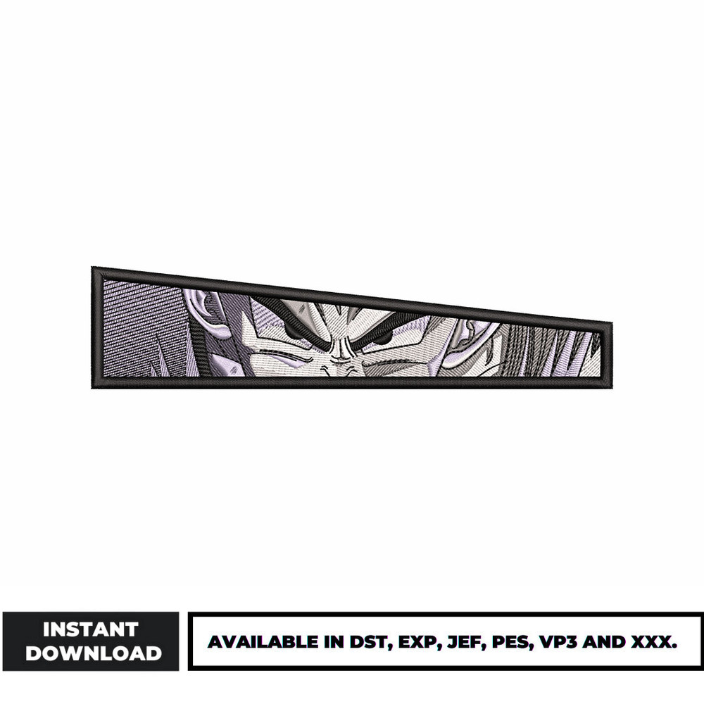 Son Goku eyes box embroidery design