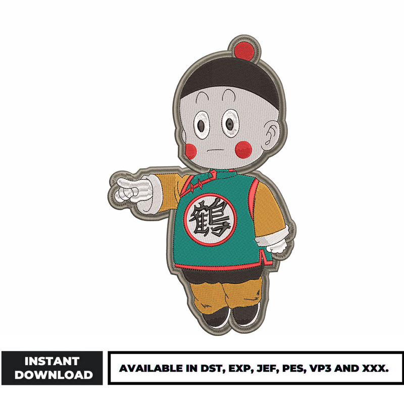 Chiaotzu embroidery design