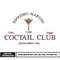 Coctail club embroidery