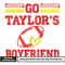 Go taylor boyfriend embroidery