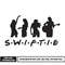 Swiftie singer embroidery design