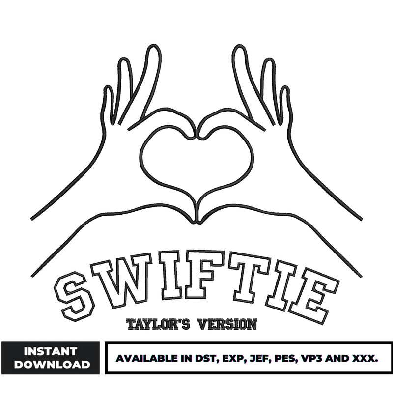 Swiftie taylor version embroidery