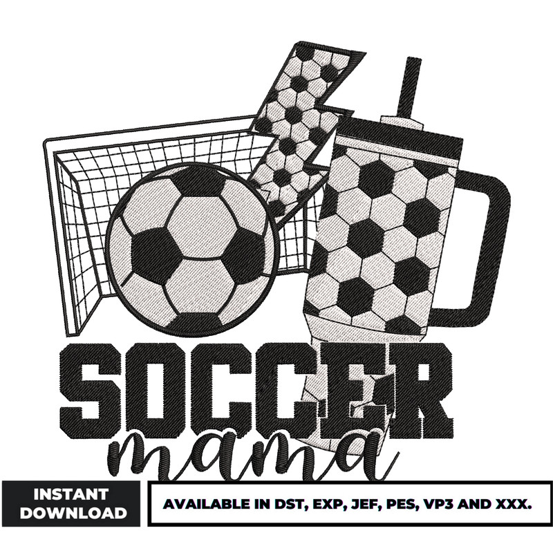 Soccer mama era embroidery