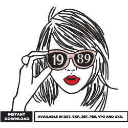 taylor singer 1989 embroidery