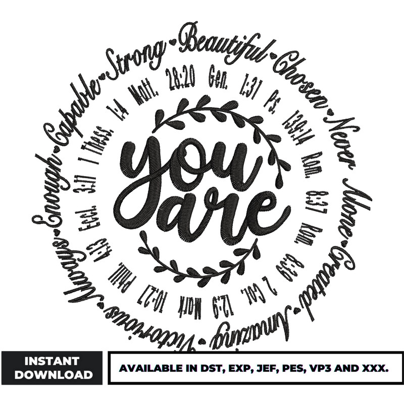 You are embroidery design