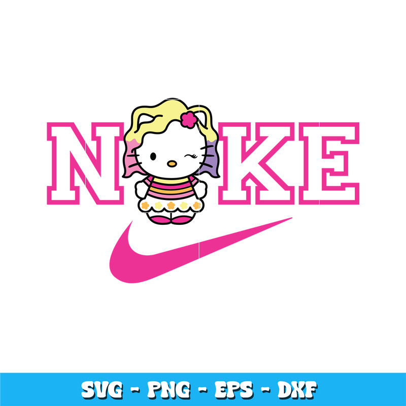 Nike Hello Kitty Enid svg