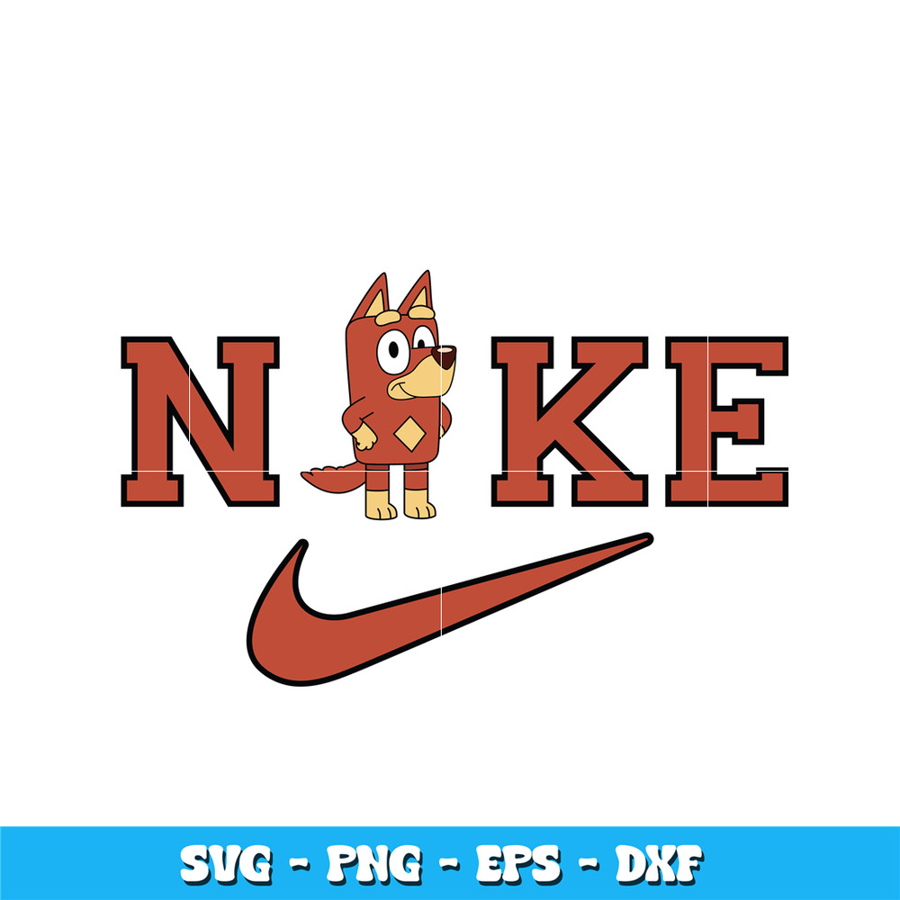 Nike Rusty Bluey svg