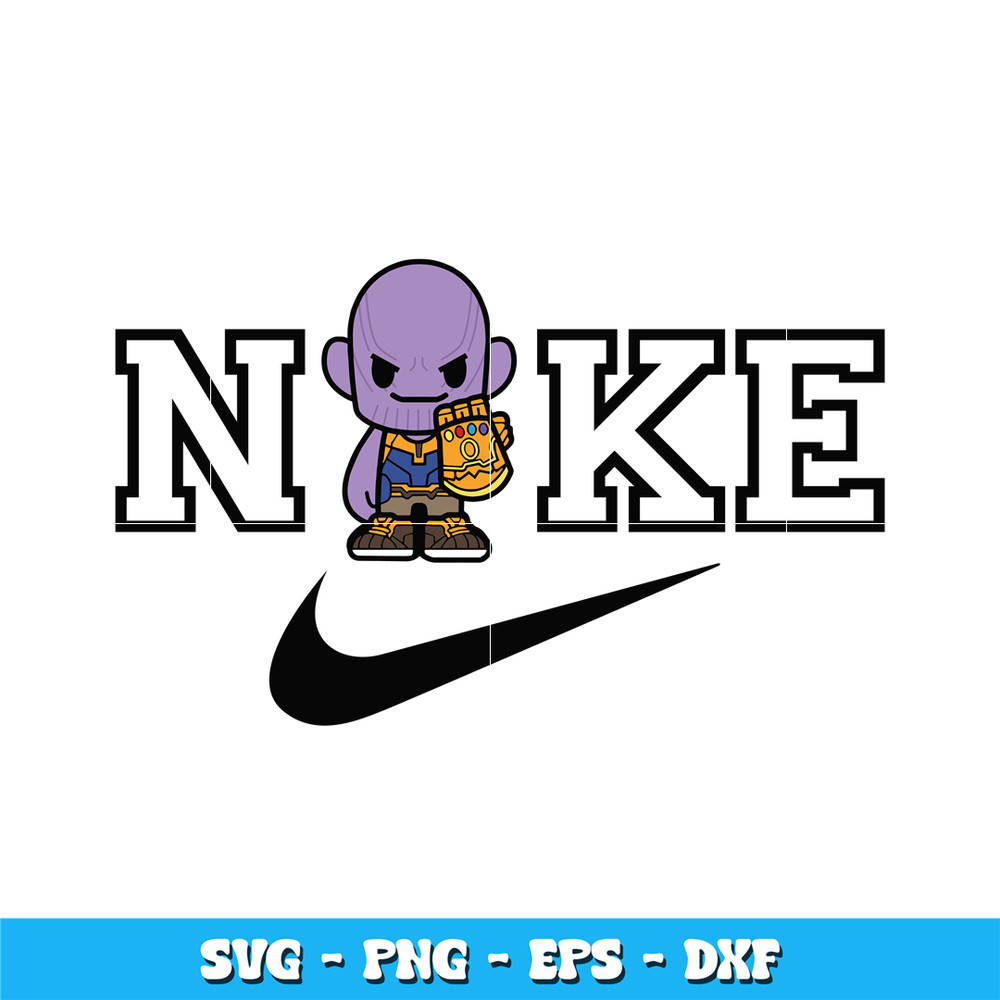 Nike Thanos chibi svg