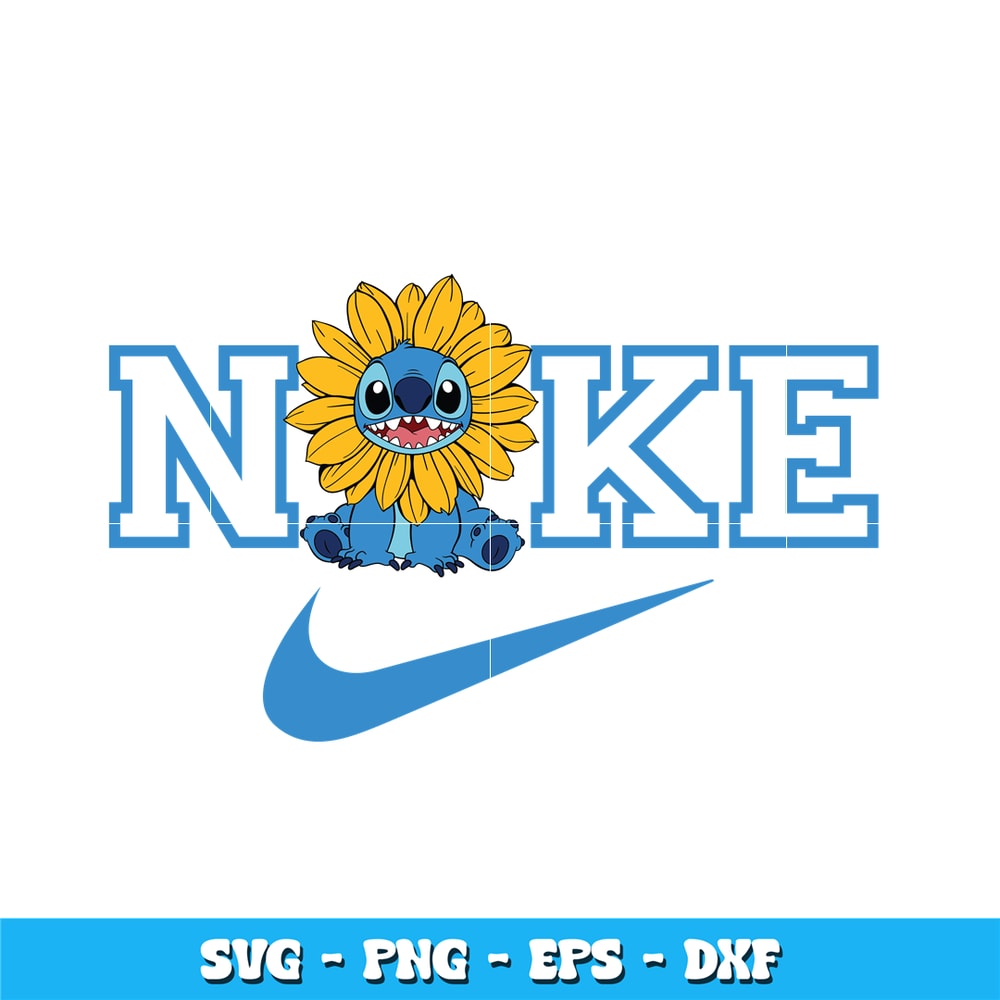 Nike Sunflower Stitch svg