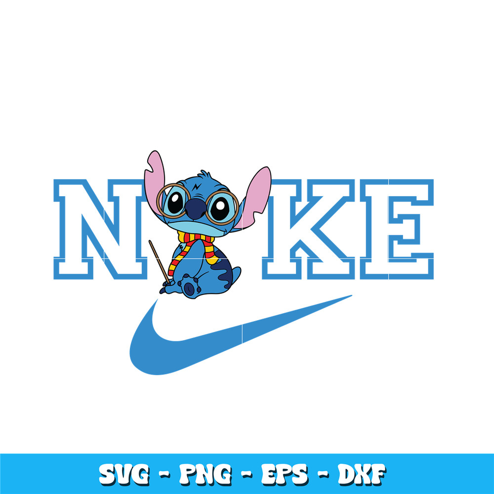 Nike Stitch cartoon svg