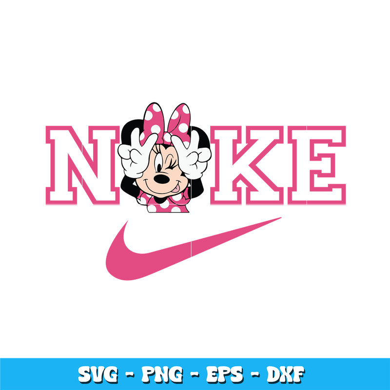Nike Minnie Mouse svg