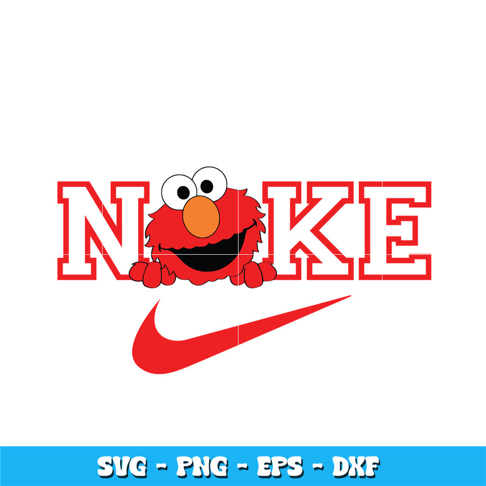 Nike Elmo head svg