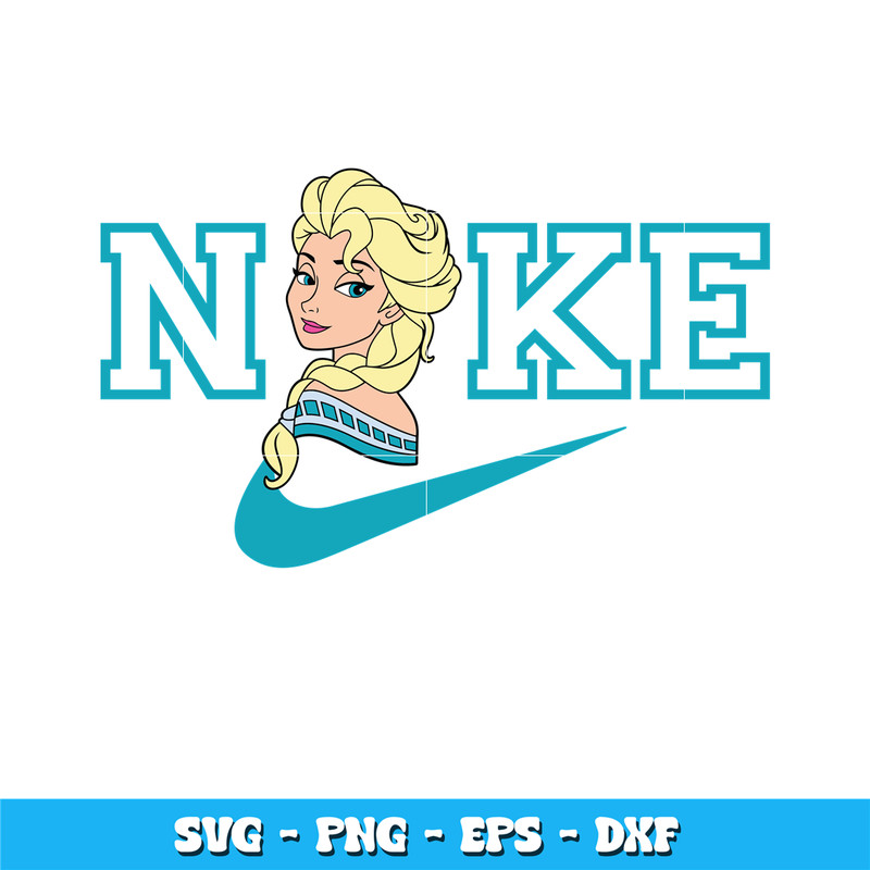 Elsa Nike svg
