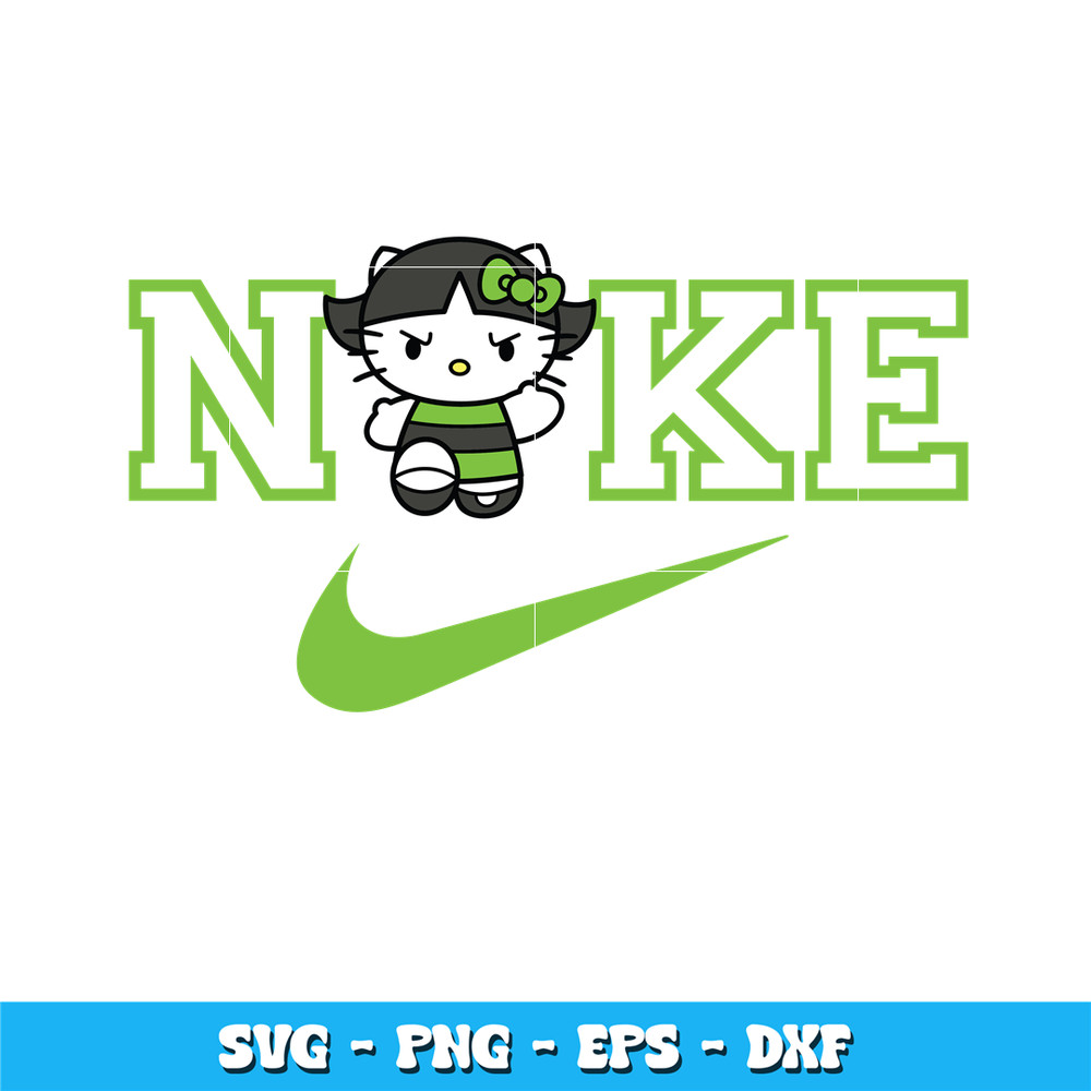 Nike Hello Kitty Powerpuff Girls svg