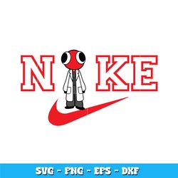 red the scientist nike svg, rainbow friends svg, logo brand svg, nike svg, logo design svg, digital download.