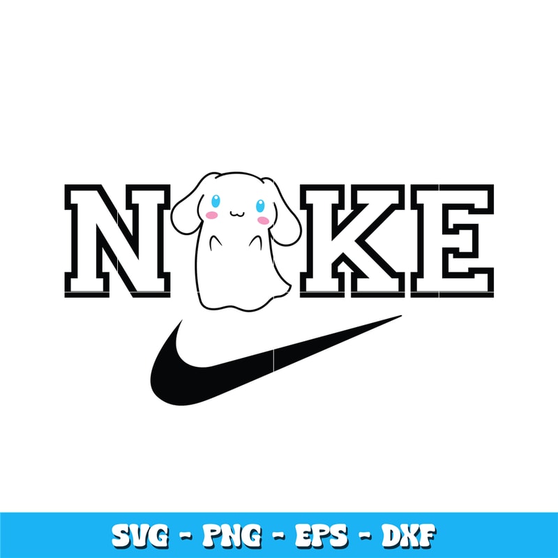 Nike Cinnamoroll Ghost svg