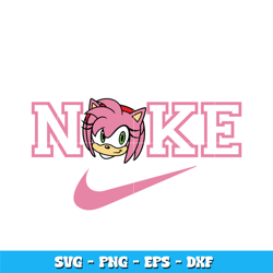nike amy rose svg, amy rose svg, logo brand svg, cartoon svg, nike svg, logo design svg, digital download.