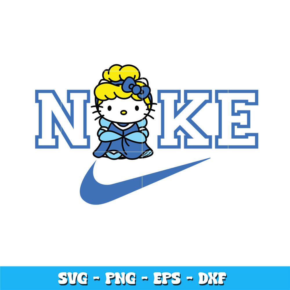 Nike Kitty Cinderella svg