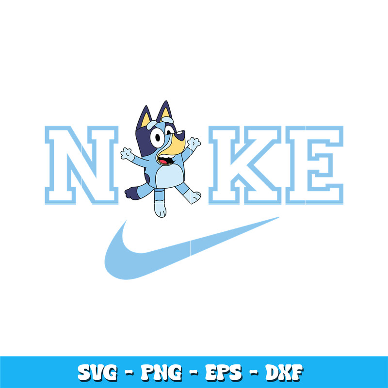 Nike Bluey svg