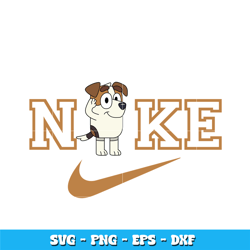 Jack Russell Nike svg, Bluey svg, Logo Brand svg, cartoon svg, Nike svg, logo design svg, digital download.