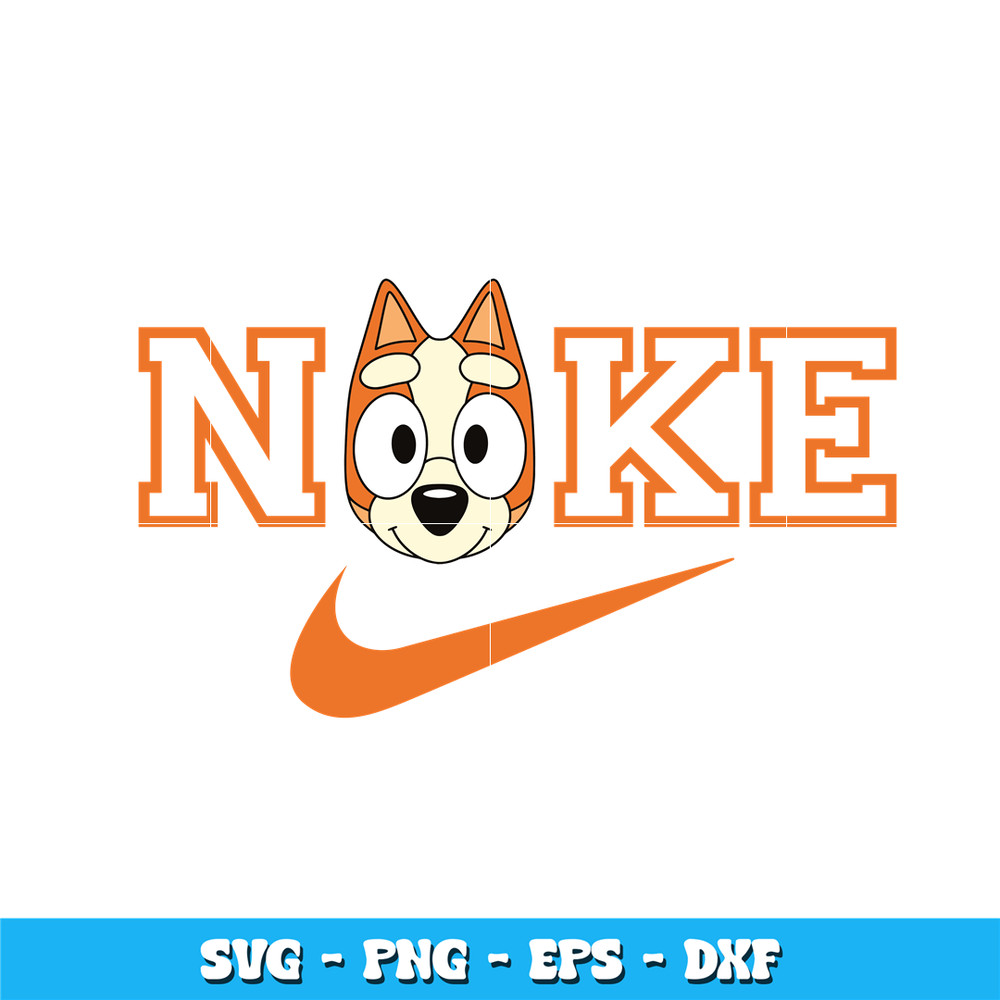Nike Bingo face svg
