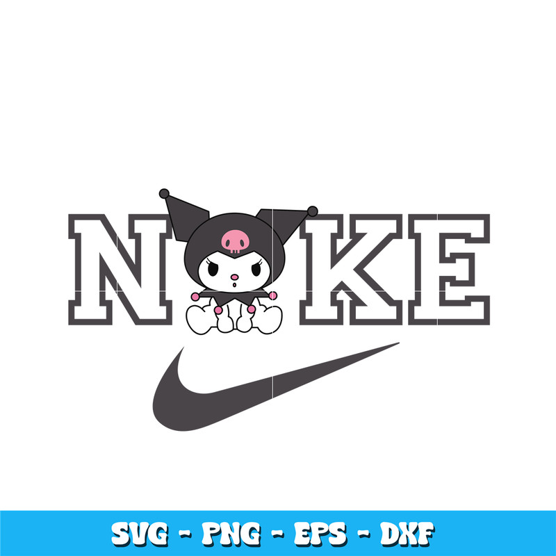 Love Kuromi cartoon svg