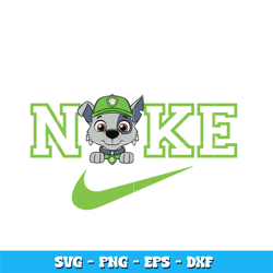 rocky nike svg, paw patrol svg, logo brand svg, cartoon svg, nike svg, logo design svg, digital download.