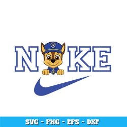 chase redbubble nike svg, paw patrol svg, logo brand svg, cartoon svg, nike svg, logo design svg, digital download.