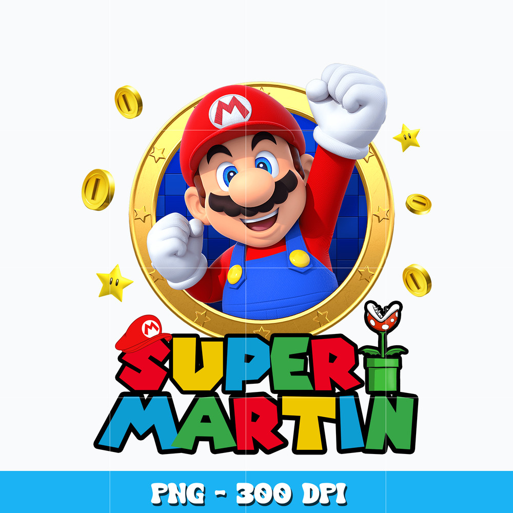 Super Martin design Png