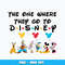 The One Where They Go To Disney Png