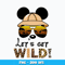 Mickey mouse let's get wild Png