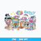 Bluey Iced Coffee design png