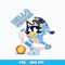 Bluey bandit summer dad Png