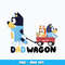 Dad wagon bluey Png