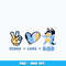 Bluey bandit piece love dad Png