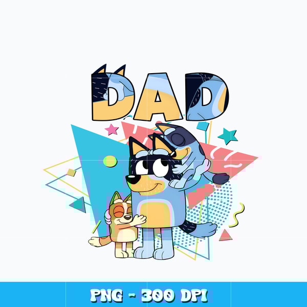 Dad Bluey Png, Bluey Fathers Day Png, Cartoon svg, Logo desi | Inspire ...
