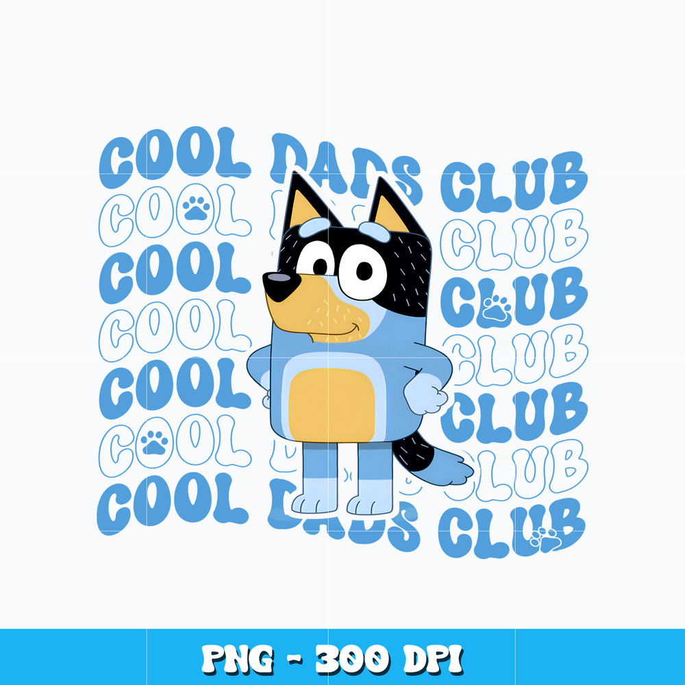 Cool Dad Club design Png