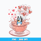 Bluey coffee cup valentine Png