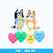 Bluey parents be mine valentines Png