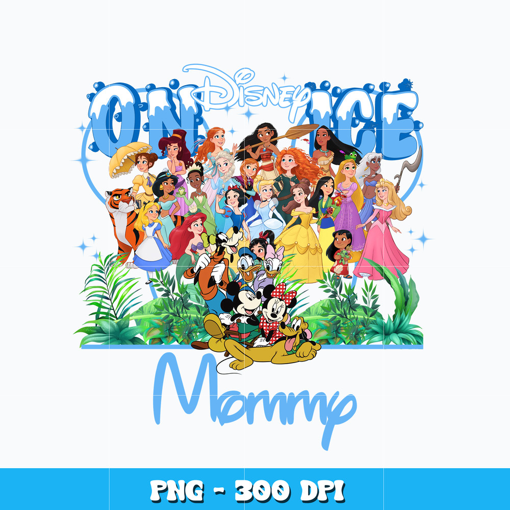 Mickey and princess disney on ice Mommy Png