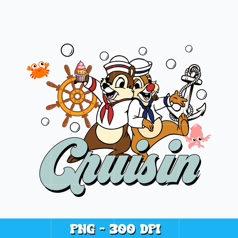 Chip And Dale cruisin Png