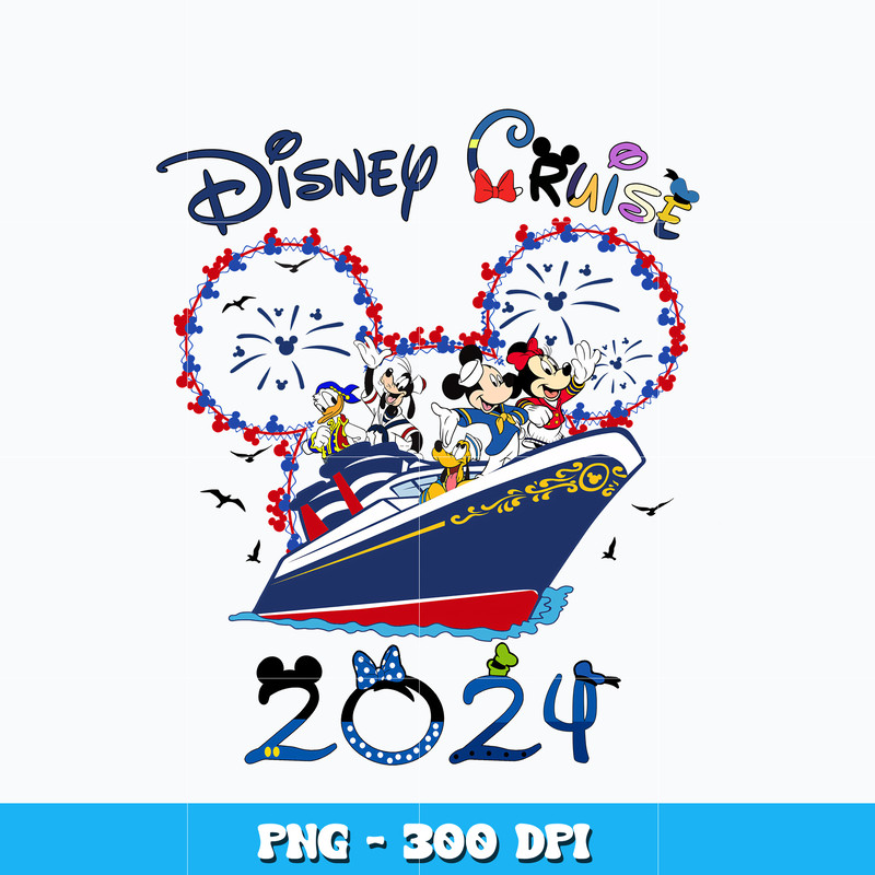 Disney cruise 2024 Png