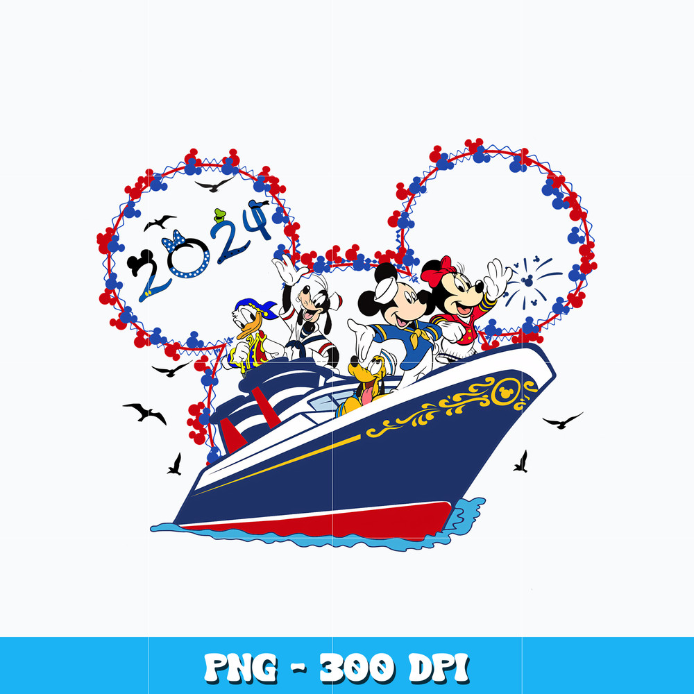 Mickey mouse Cartoon Cruise Ship Png