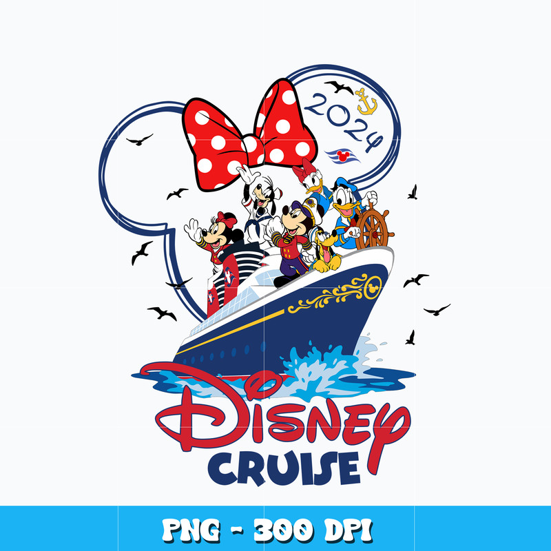 Minnie mouse cruise 2024 png