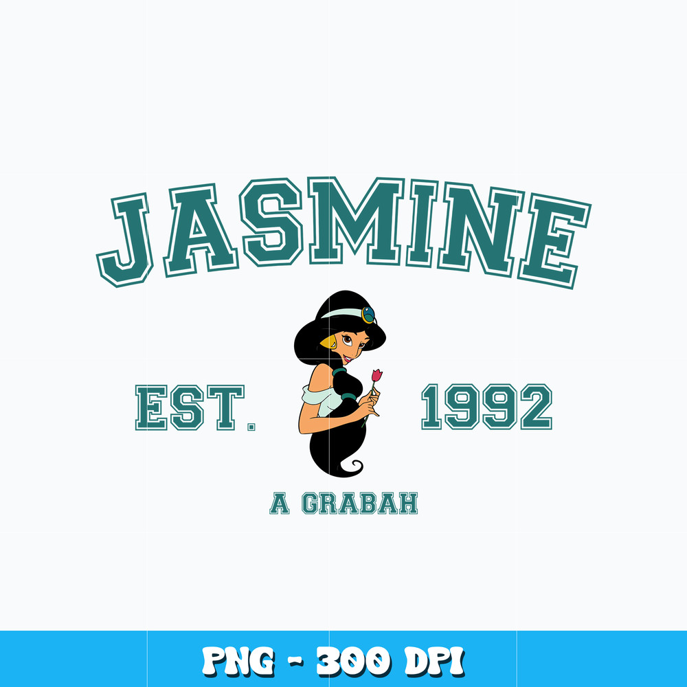 Princess Jasmine Est.1992 Png