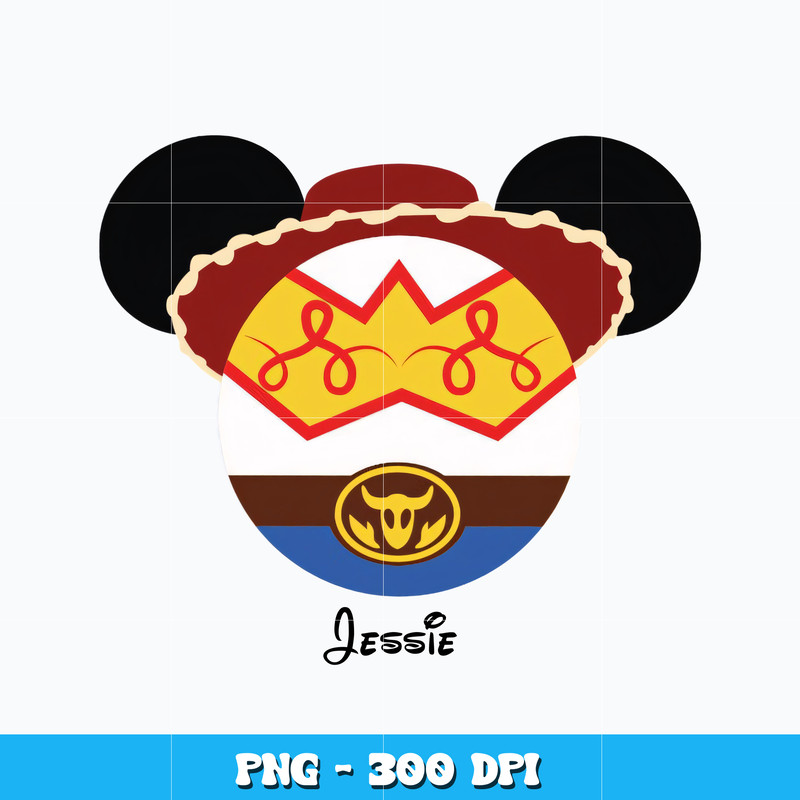 Jessie mouse head toy story Png