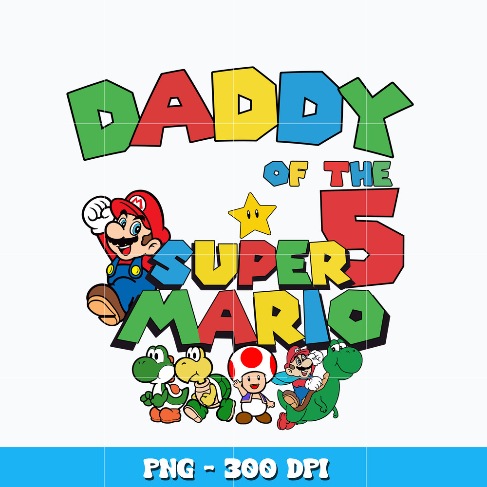 Daddy Super Mario Png