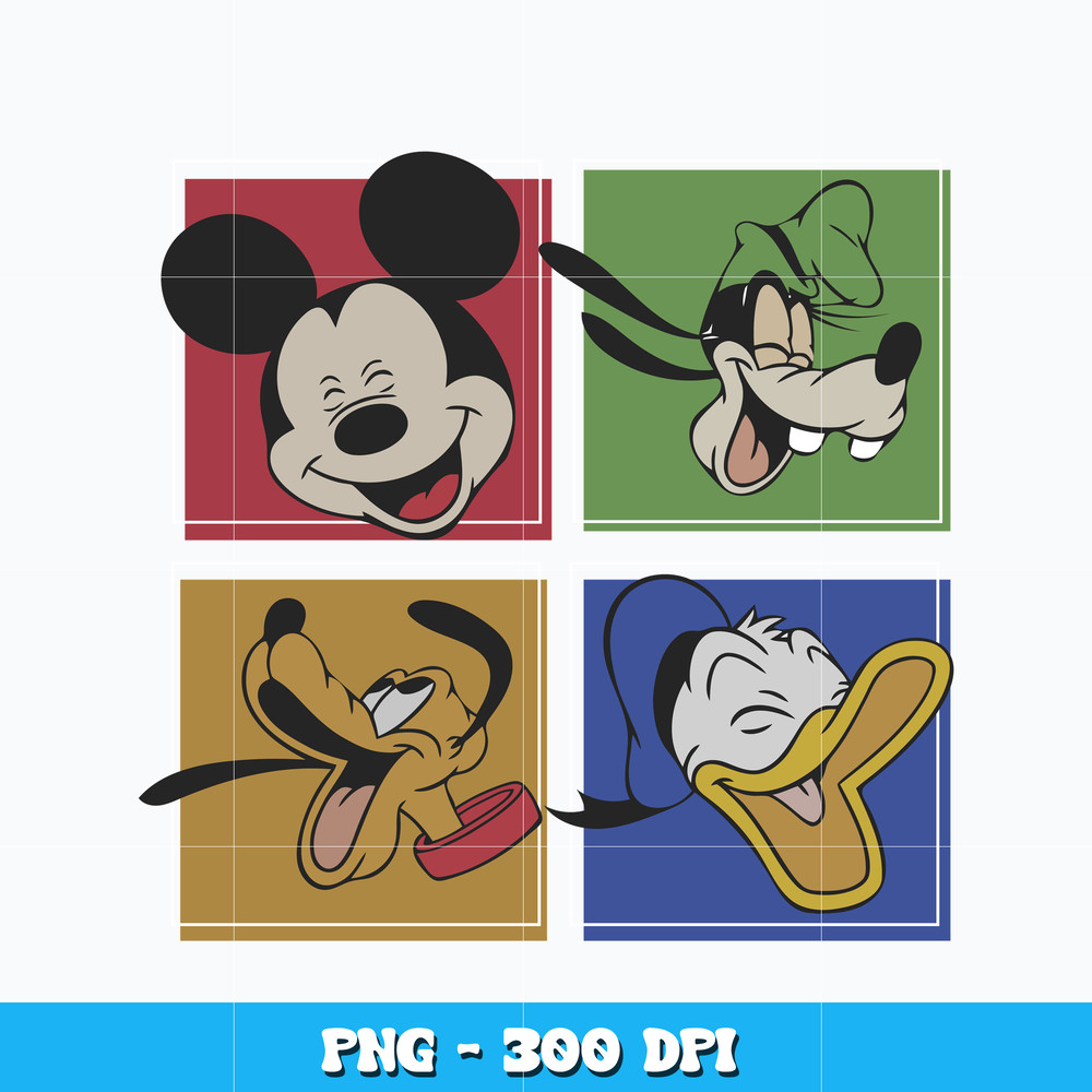 Mickey mouse and friends png