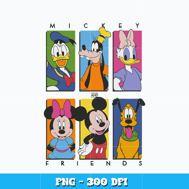 Disney mickey mouse and friends png